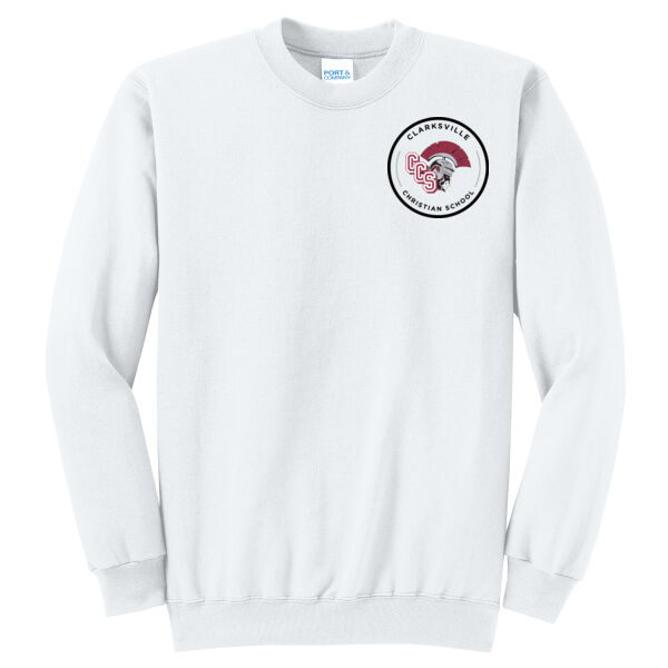 Circle Mascot Logo  - Core Fleece Crewneck Sweatshirt Thumbnail