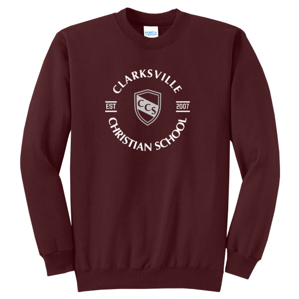 Clarksville Christian School - Core Fleece Crewneck Sweatshirt Thumbnail