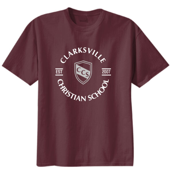 Clarksville Christian School - Youth Core Blend Tee Thumbnail