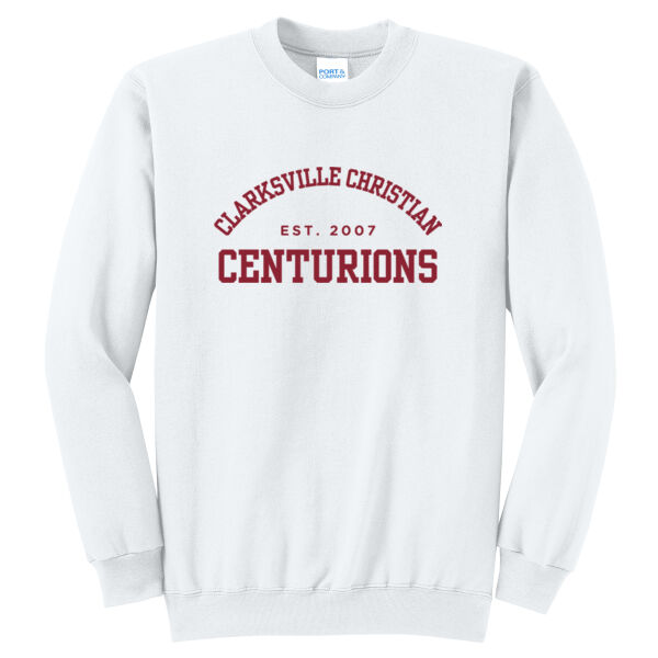Clarksville Christian School - Core Fleece Crewneck Sweatshirt Thumbnail