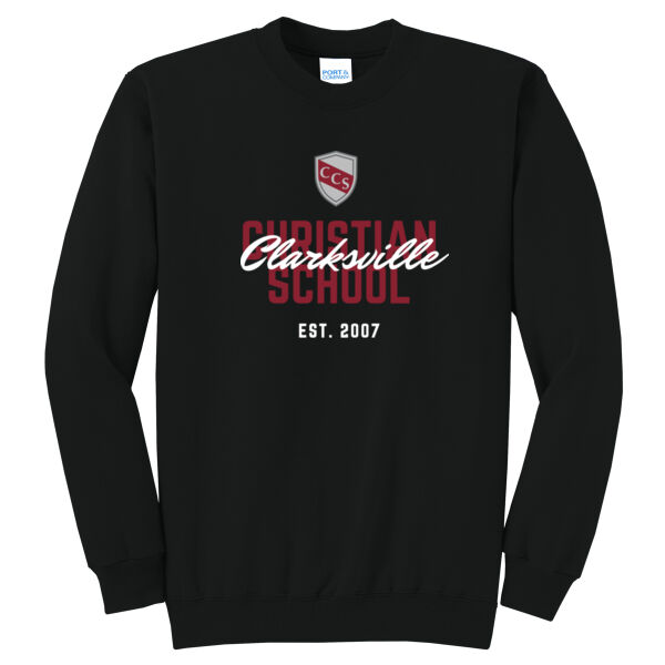 Clarksville Christian School - Core Fleece Crewneck Sweatshirt Thumbnail