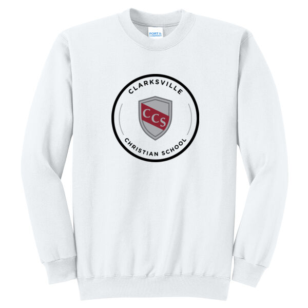 Clarksville Christian School - Core Fleece Crewneck Sweatshirt Thumbnail